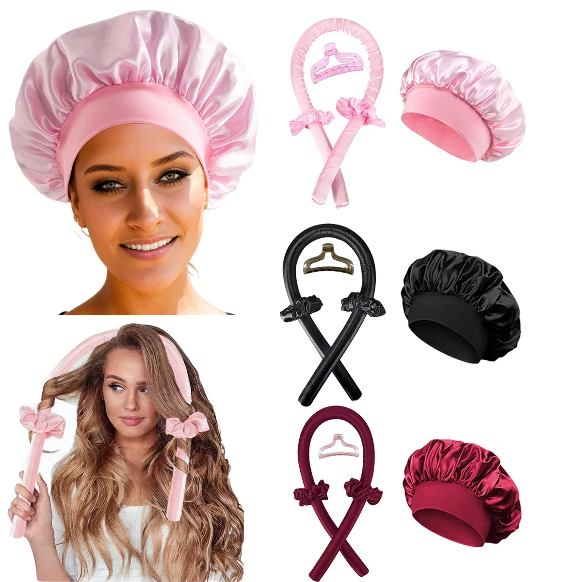 Hair Curling Wand - Безнагревательная щипцы для завивки волос, повязка