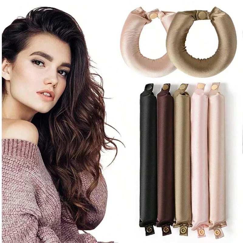 Hair Curling Wand - Безнагревательные бигуди, атласные щипцы для завивки