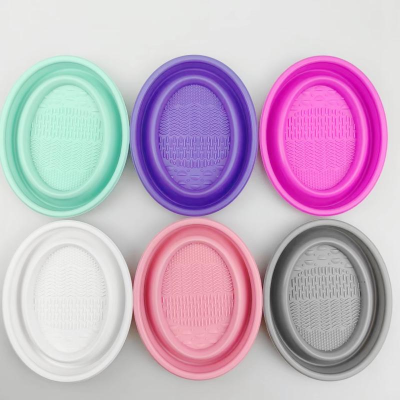Cosmetic Sponge - Складная миска для чистки пудры, кисти