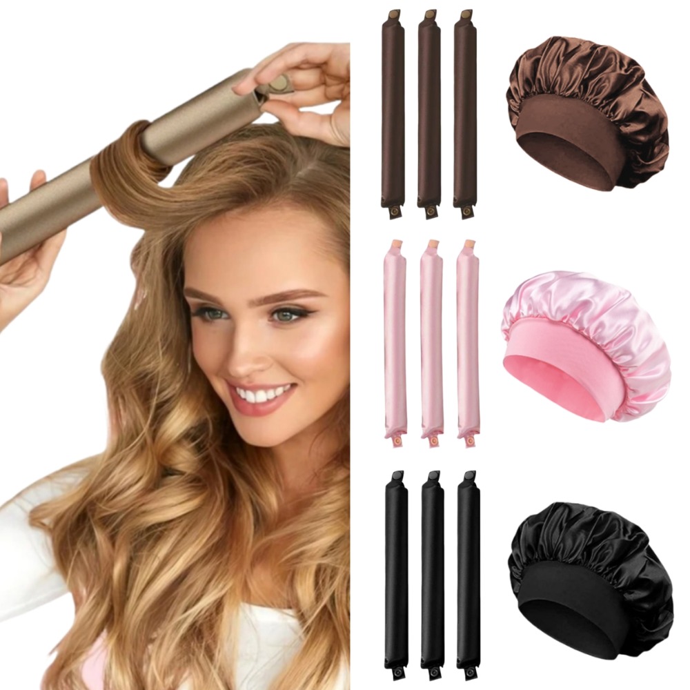 Hair Curling Wand - Безнагревательная щипцы для завивки волос, повязка