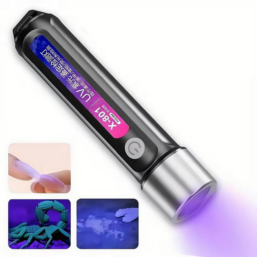Uv Nail Lamp - Миниатюрный УФ-фонарик с LED-подсветкой, перезаряжаемый, для