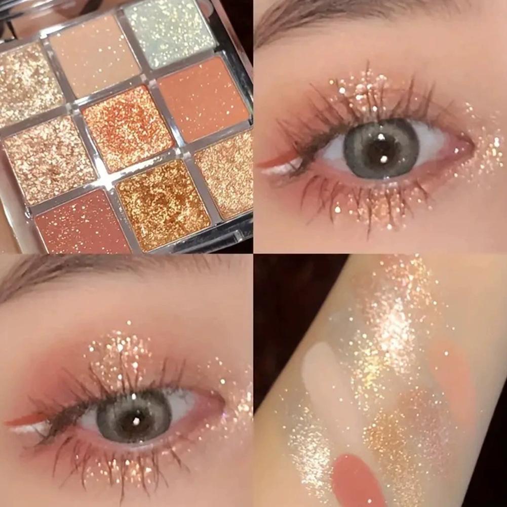 Eyeshadow Glitter Pigment - Палетка теней для век с блестками,