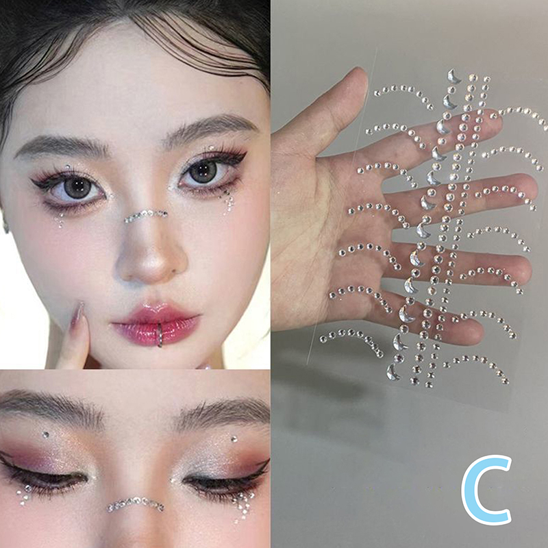 Beauty & Makeup Katia Di Paola Palermo - Новые самоклеящиеся алмазные наклейки для лица,
