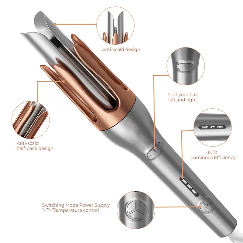 Hair Curling Wand - Автоматическая щипцы для завивки волос, щипцы