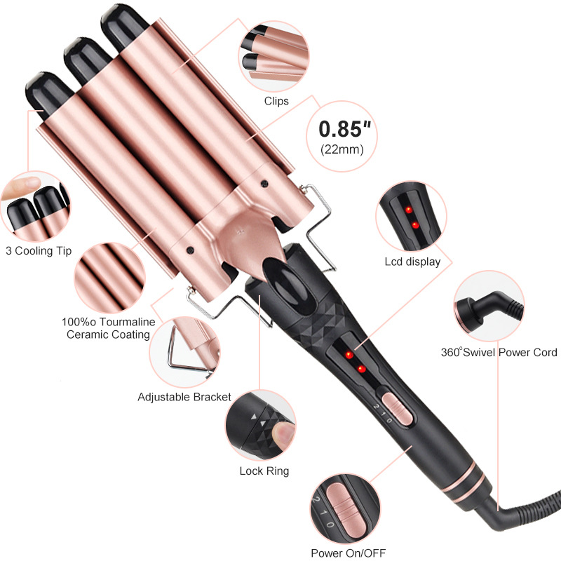 Hair Curling Wand - Набор для завивки волос 5 в