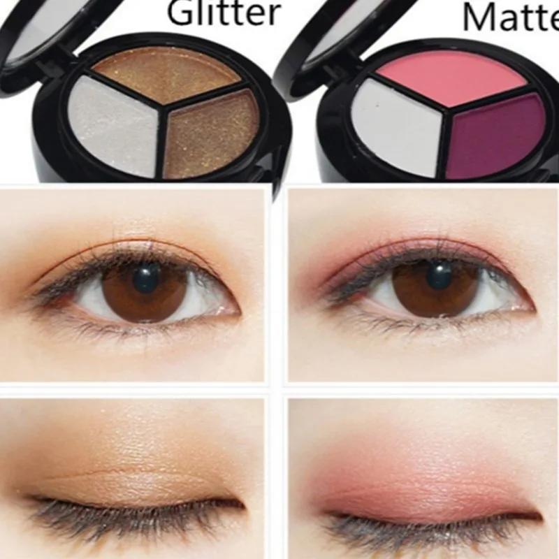 Eyeshadow Glitter Pigment - Палетка водостойких блестящих теней для век,