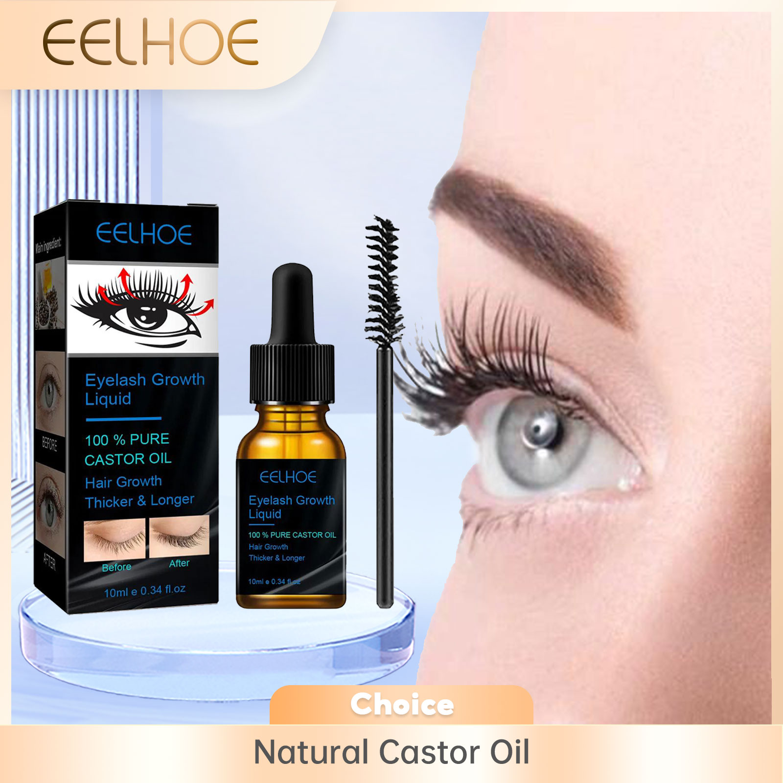 Lash Serum Growth - Сыворотка для роста ресниц с касторовым