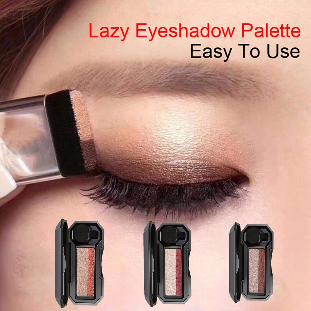 Eyeshadow Glitter Pigment - Тени для век DNM женские, двухцветные,