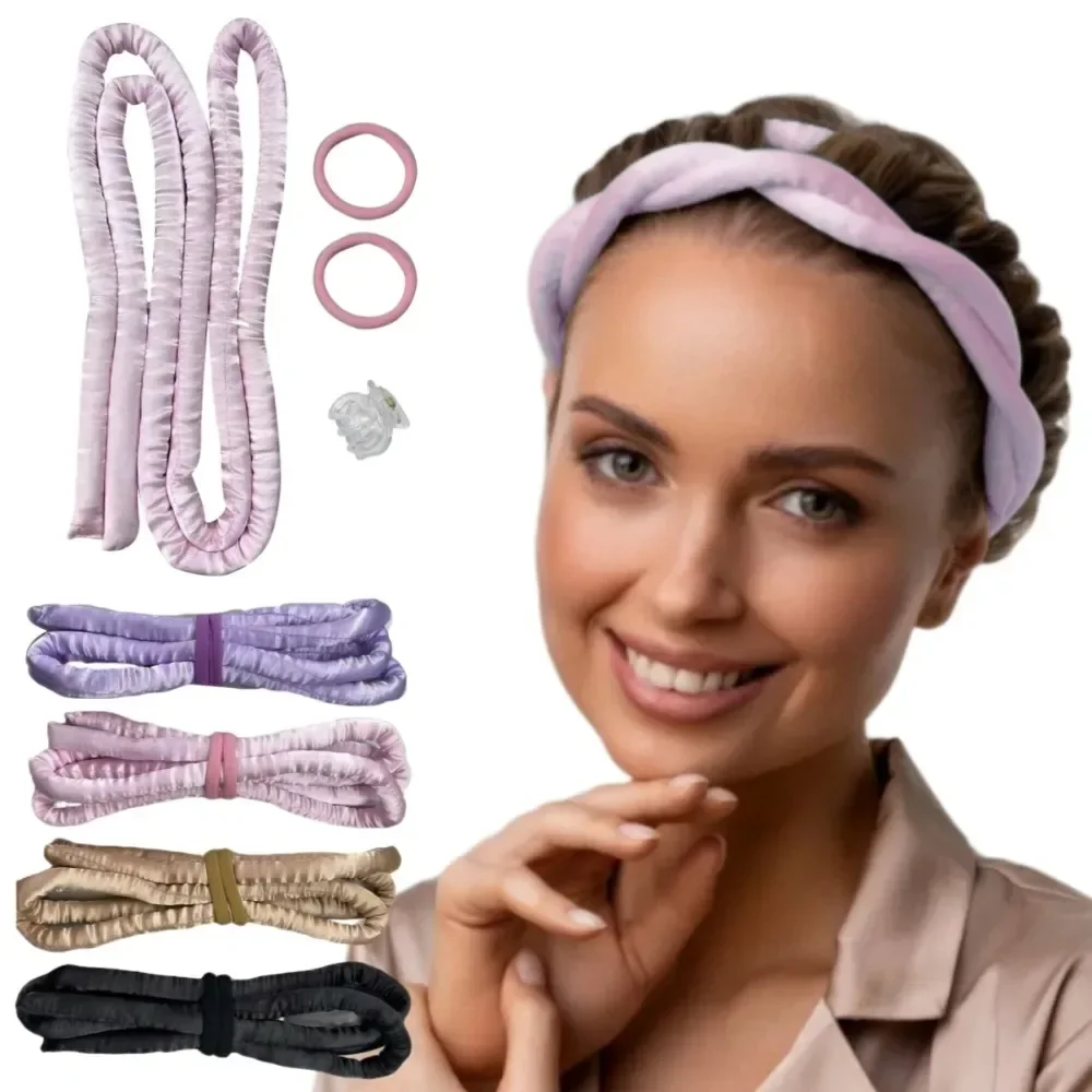 Hair Curling Wand - Безнагревательная щипцы для завивки волос, повязка
