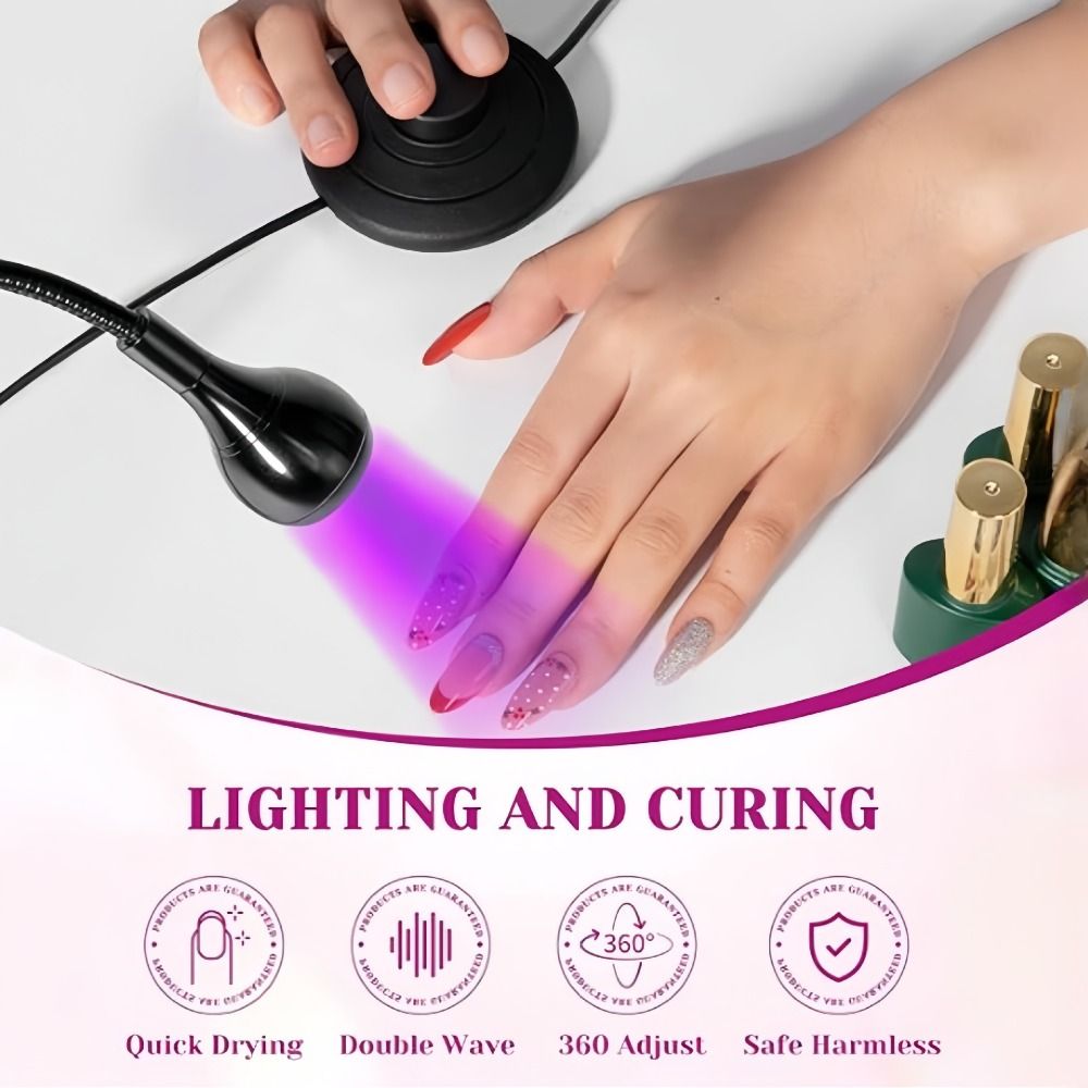 Портативная УФ-светодиодная ла – обзор и цена Uv Nail Lamp