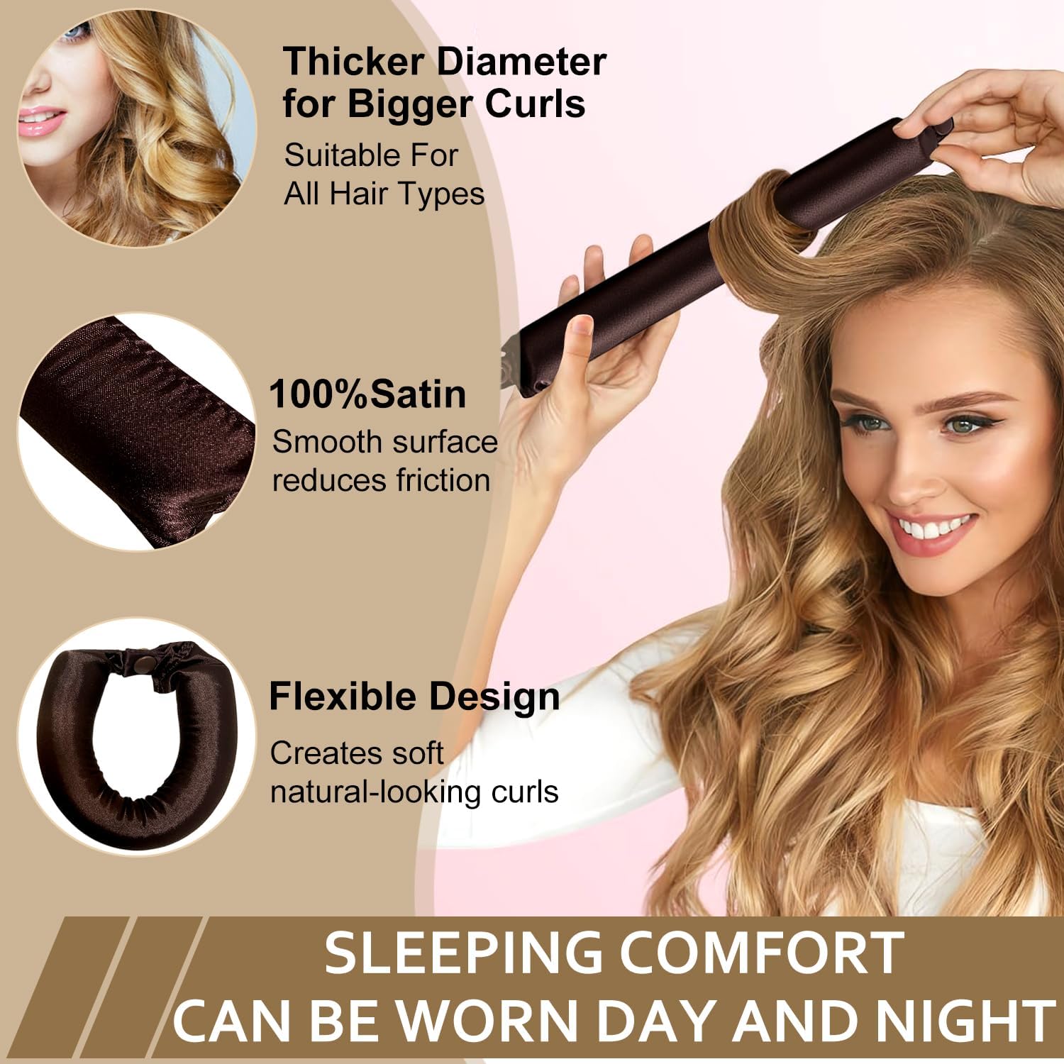 Безнагревательная щипцы для за – обзор и цена Hair Curling Wand