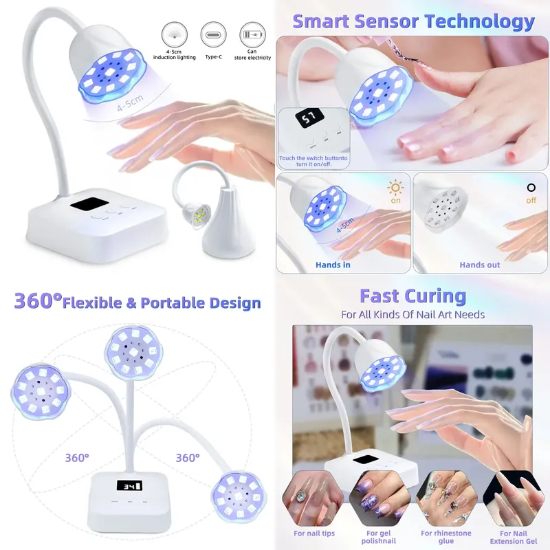 Беспроводная LED UV лампа для  – обзор и цена Uv Nail Lamp
