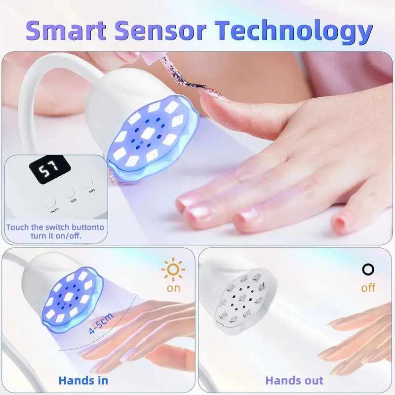 Беспроводная LED UV лампа для  – обзор и цена Uv Nail Lamp