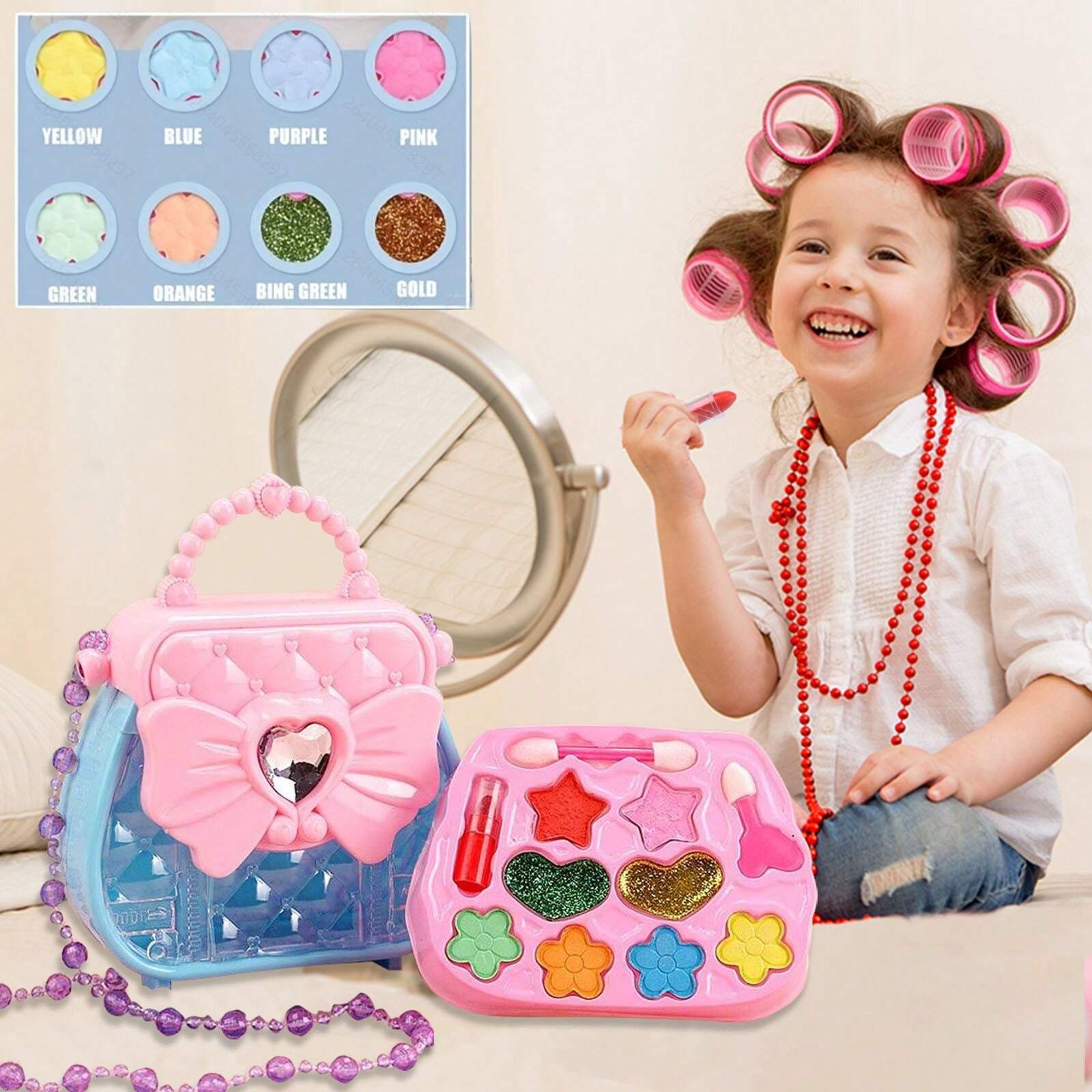 Детский набор игрушек: набор д – обзор и цена Beauty Makeup Kit For Kids