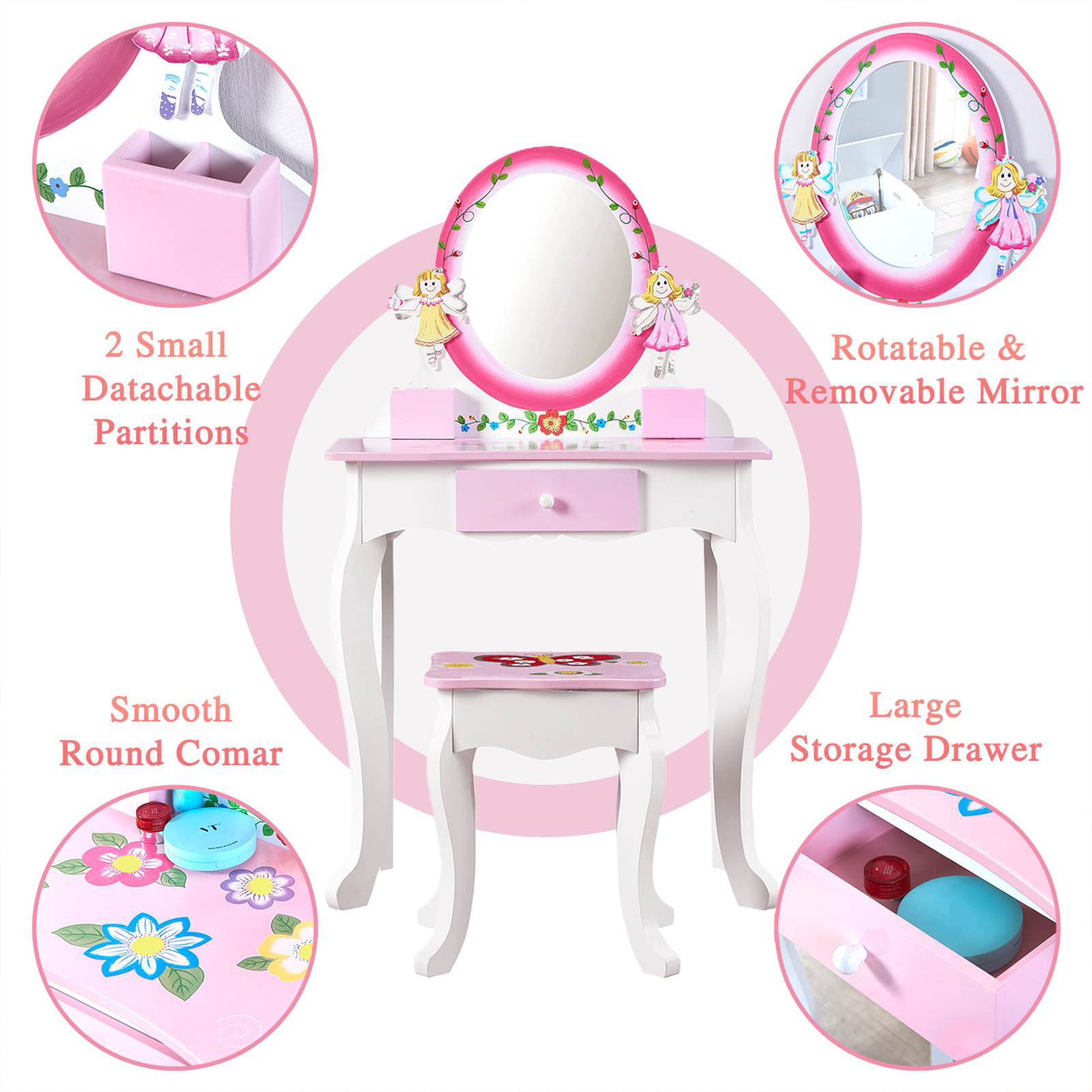 Детский туалетный столик с цве – обзор и цена Beauty Makeup Kit For Kids