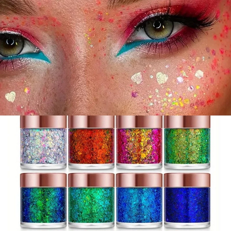 1 шт., блестящий гель с блестк – обзор и цена Eyeshadow Glitter Pigment