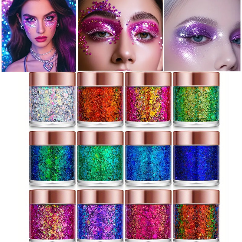1 шт., блестящий гель с блестк – обзор и цена Eyeshadow Glitter Pigment