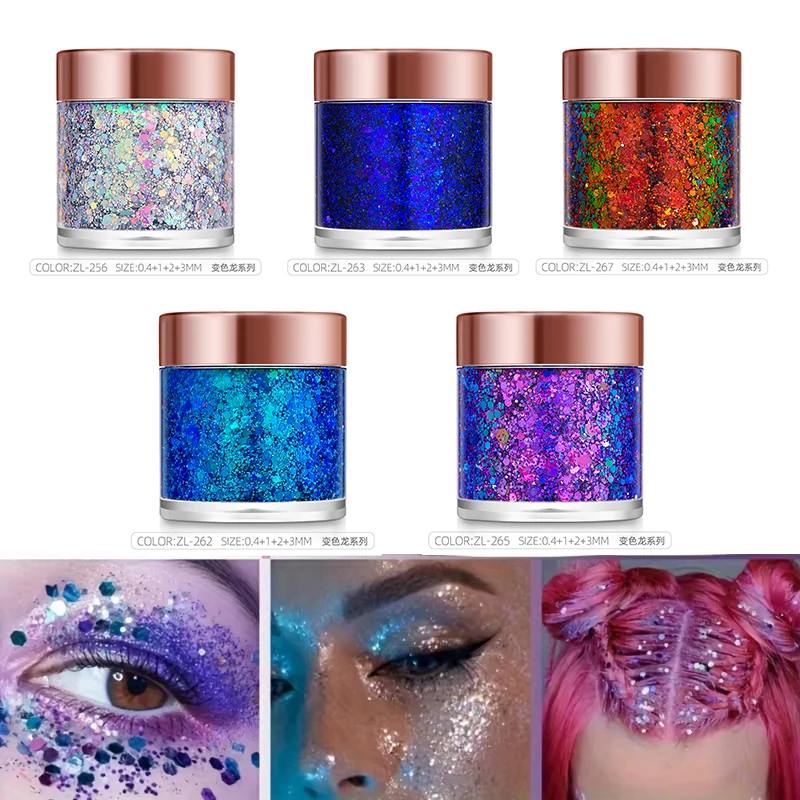 1 шт., блестящий гель с блестк – обзор и цена Eyeshadow Glitter Pigment