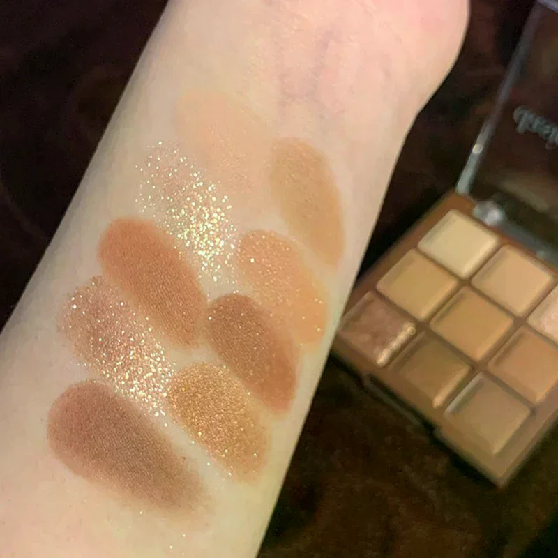 Палетка теней для век DIKALU 9 – обзор и цена Eyeshadow Glitter Pigment