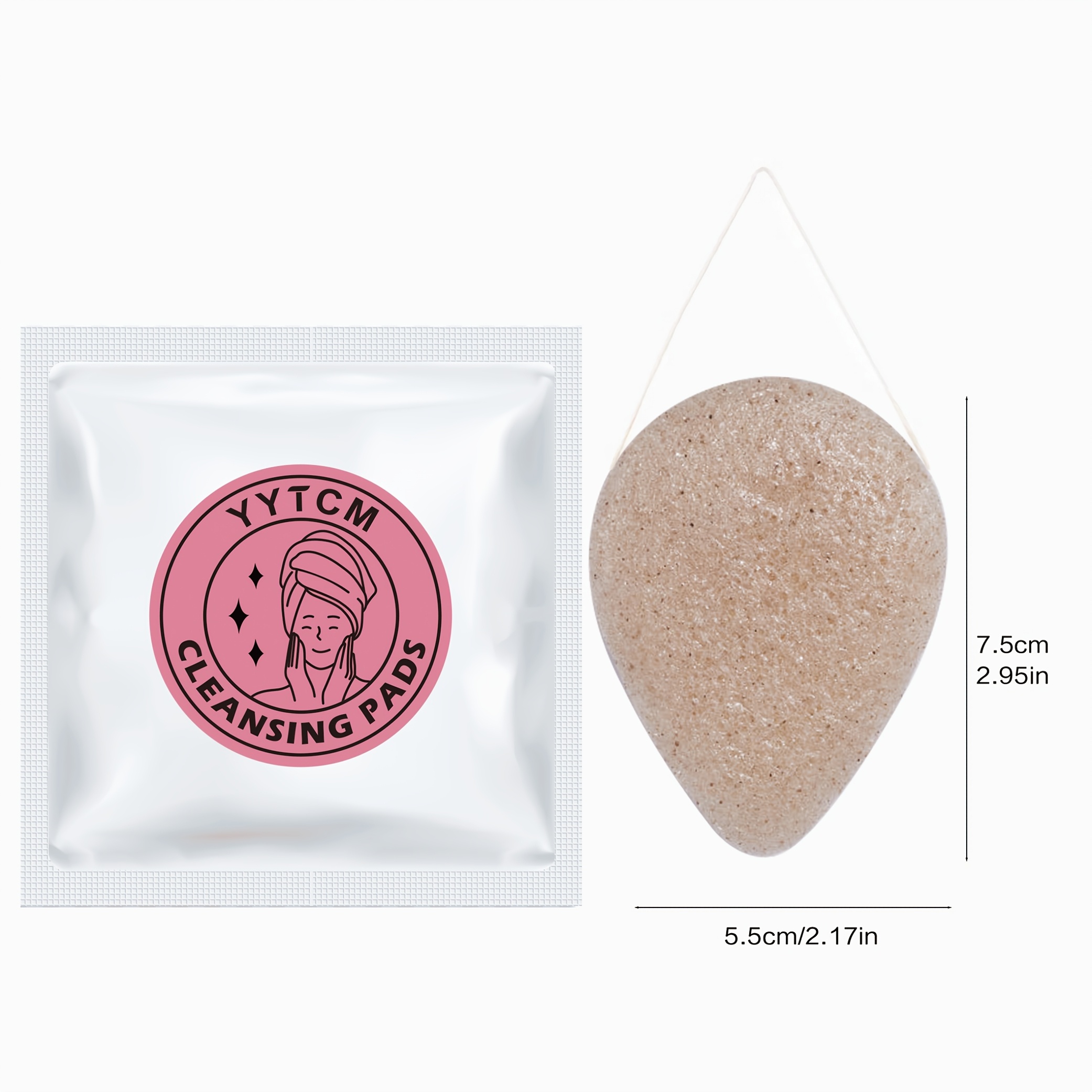 Губка для лица Konjac из семян – обзор и цена Cosmetic Sponge