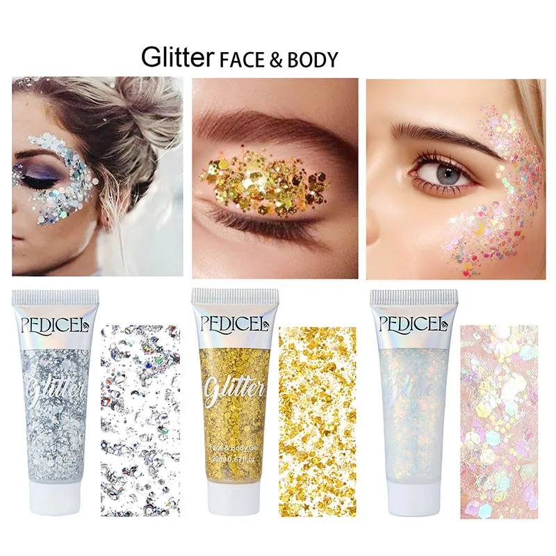 Гель-крем с блестками для лица – обзор и цена Eyeshadow Glitter Pigment
