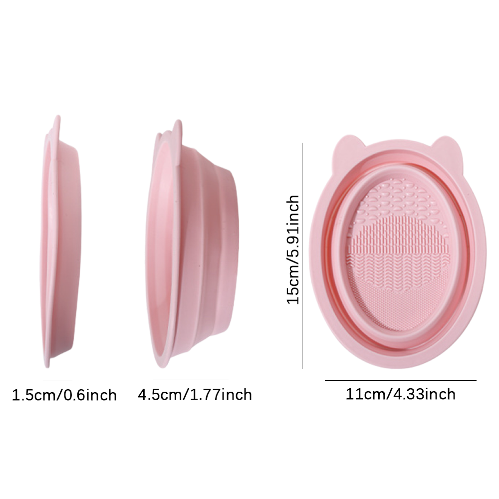 Складная силиконовая чаша для  – обзор и цена Cosmetic Sponge