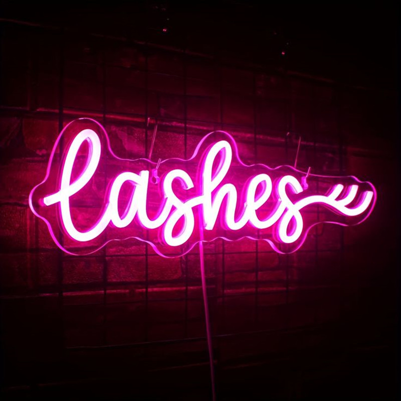 Розовые светодиодные ресницы,  – обзор и цена Beauty And Makeup Studio