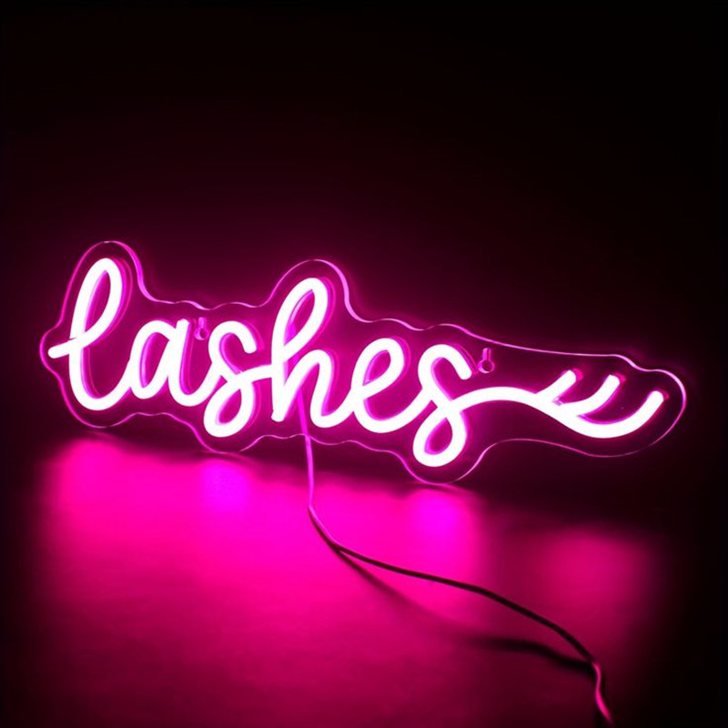 Розовые светодиодные ресницы,  – обзор и цена Beauty And Makeup Studio