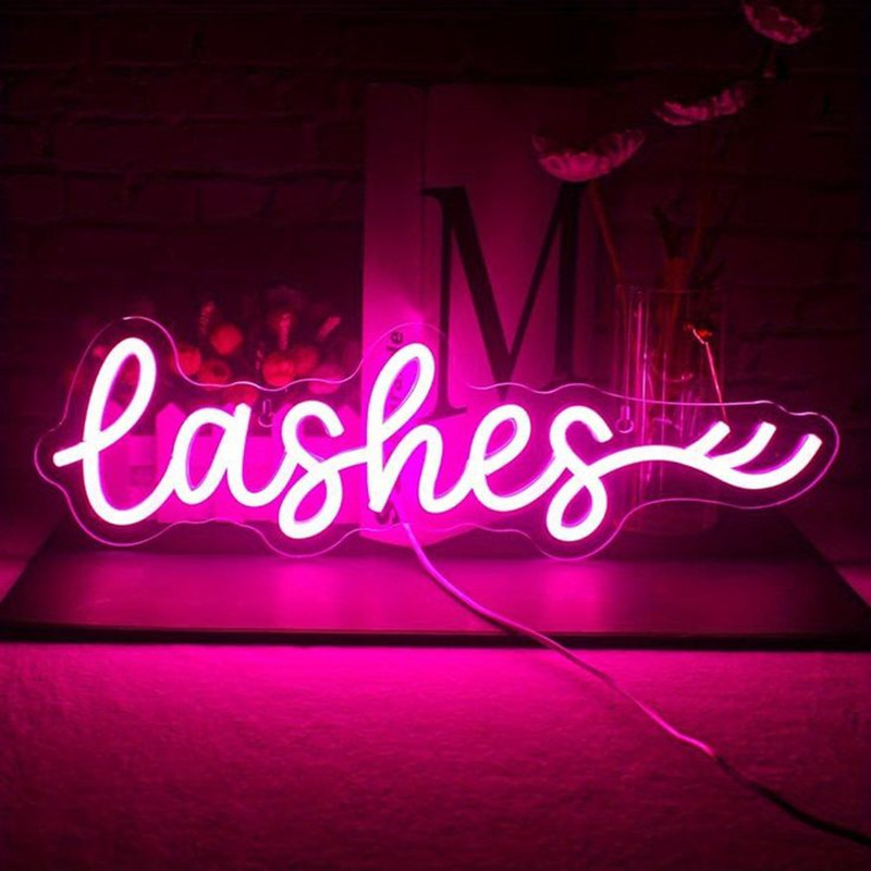 Розовые светодиодные ресницы,  – обзор и цена Beauty And Makeup Studio
