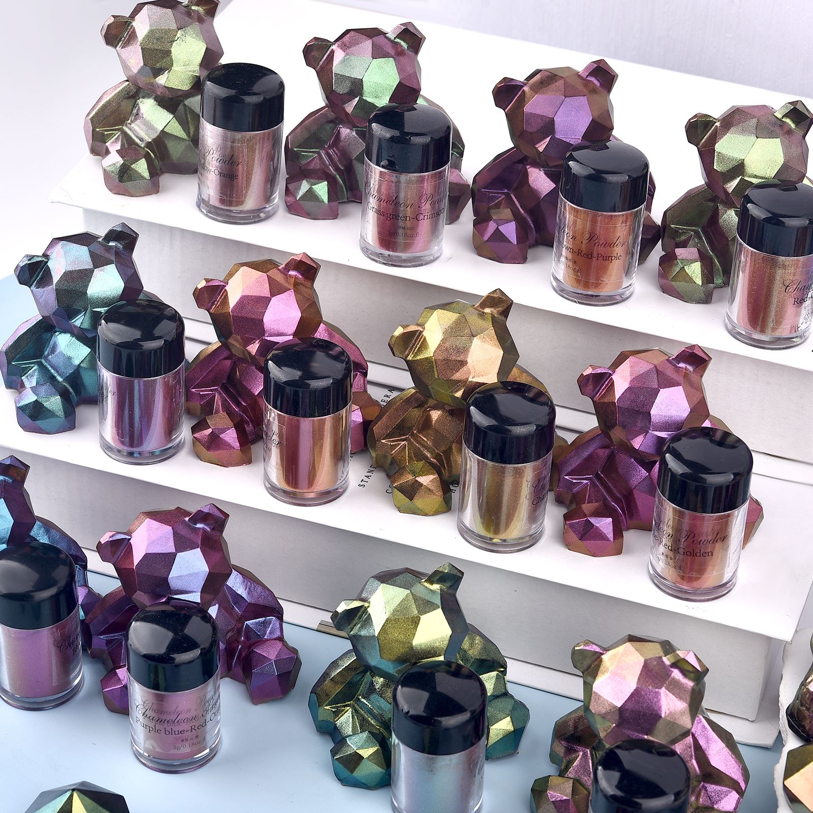 Зеркальный пигмент-Хамелеон из – обзор и цена Eyeshadow Glitter Pigment