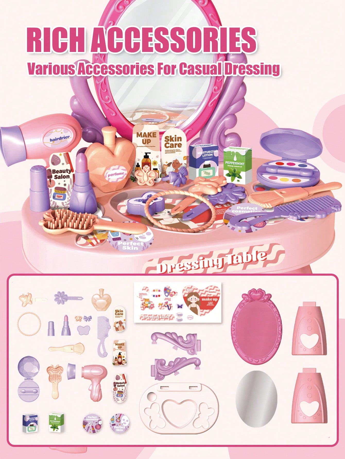 Детский игровой набор для маки – обзор и цена Beauty Makeup Kit For Kids