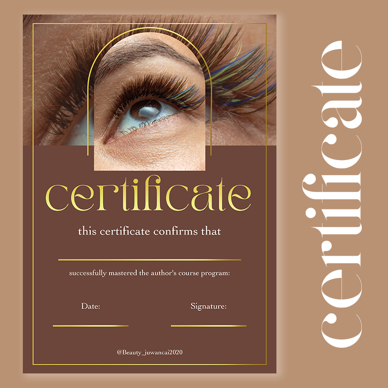 Сертификаты обучения на заказ  – обзор и цена Beauty Makeup Certificate